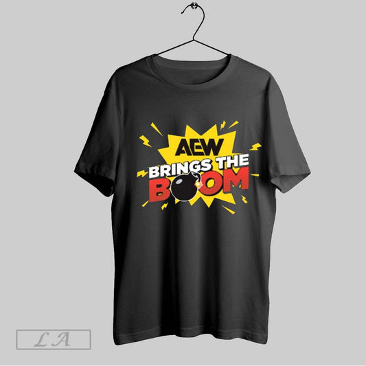 Top Aew Revolution Brings The Boom All Elite Wrestling 2025 T Shirt Sweatshirt Hoodie Shirt