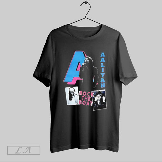 Top Aaliyah Rock The Boat Classic Retro T Shirt Sweatshirt Hoodie Shirt