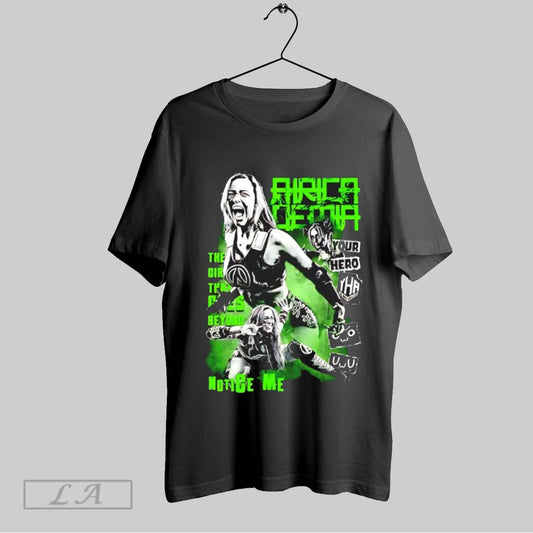 Top Airica Demia Notice Me Women Warrior T Shirt Sweatshirt Hoodie Shirt