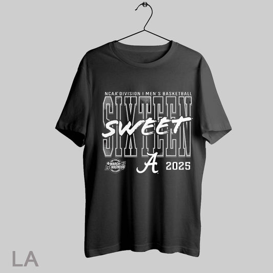 Top Alabama Crimson Tide Ncaa Division I Mens Basketball Tournament March Madness Sweet Sixteen 2025 T Shirt Sweatshirt Hoodie Shirt