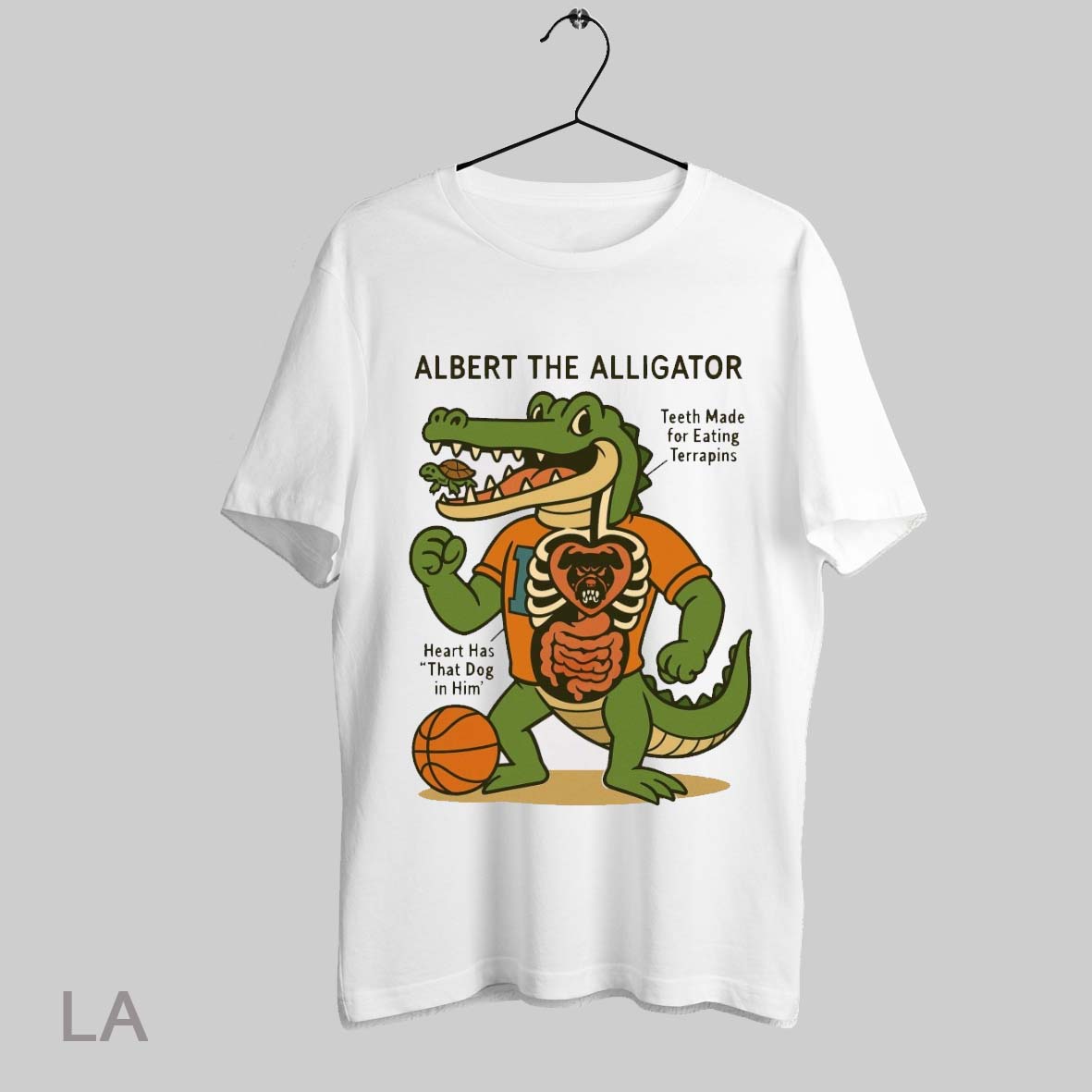Top Albert The Alligator Teeth Made For Eating Terrapins Heart Has That Dog In Him T Shirt Sweatshirt Hoodie Shirt
