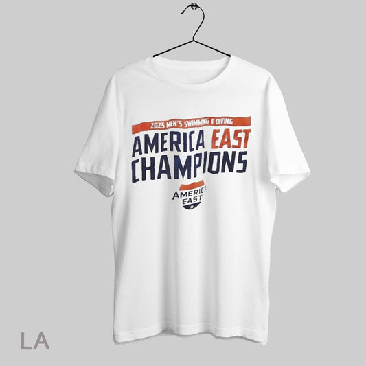 Top America East Conference 2025 Mens Swimming And Diving Champions T Shirt Sweatshirt Hoodie Shirt