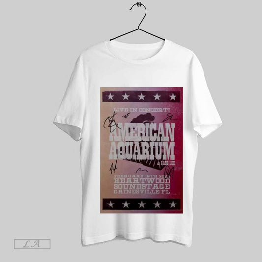 Top American Aquarium Gainesville Fl 02 16 25 Heartwood Soundstage Event Poster T Shirt