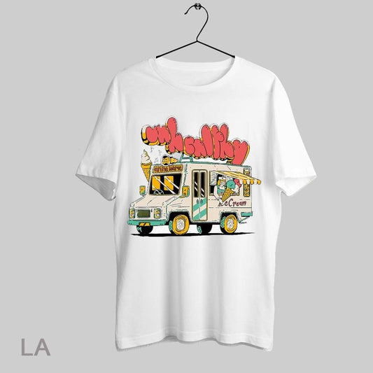 Top Anne Marie Unhealthy Ice Cream Van T Shirt Sweatshirt Hoodie Shirt