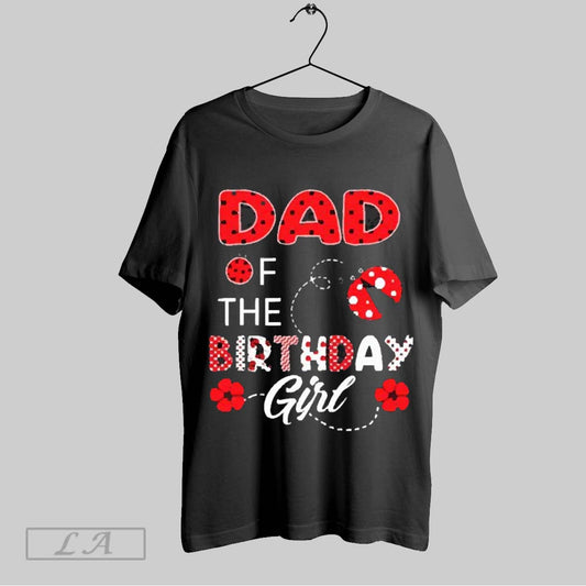 Top Anthony Edwards Wearing Dad Of The Birthday Girl 2025 T Shirt Sweatshirt Hoodie Shirt