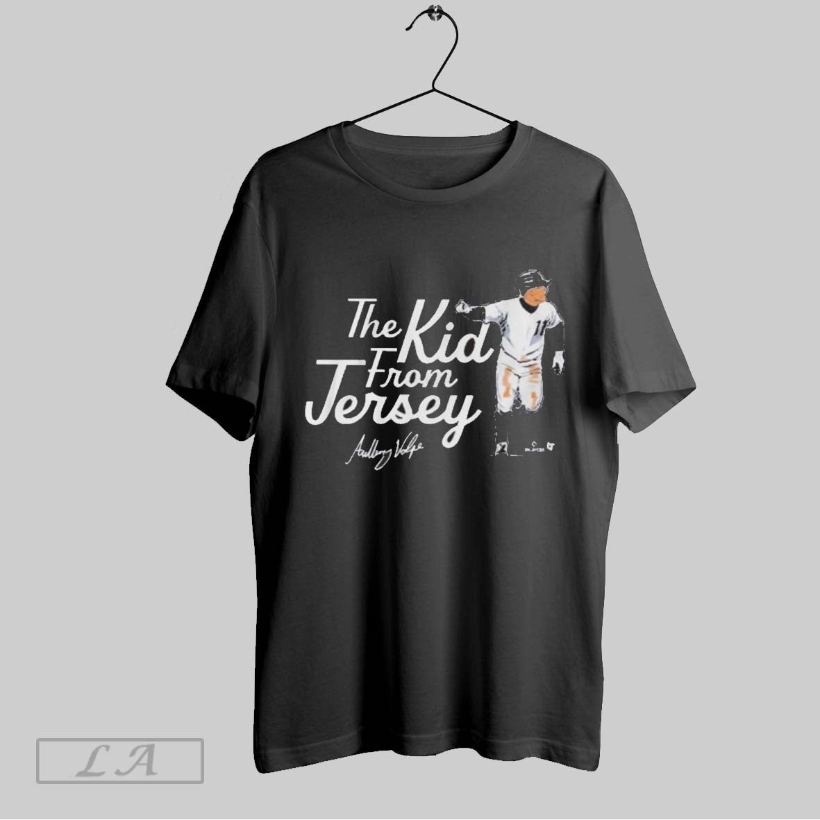 Top Anthony Volpe The Kid From Jersey Signature T Shirt Sweatshirt Hoodie Shirt