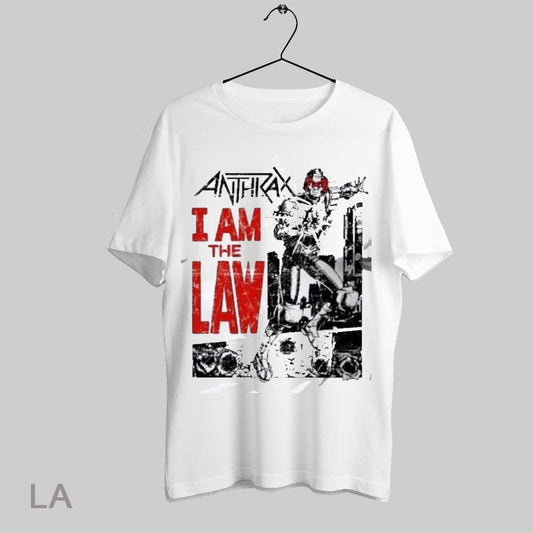 Top Anthrax I Am The Law New T Shirt Sweatshirt Hoodie Shirt