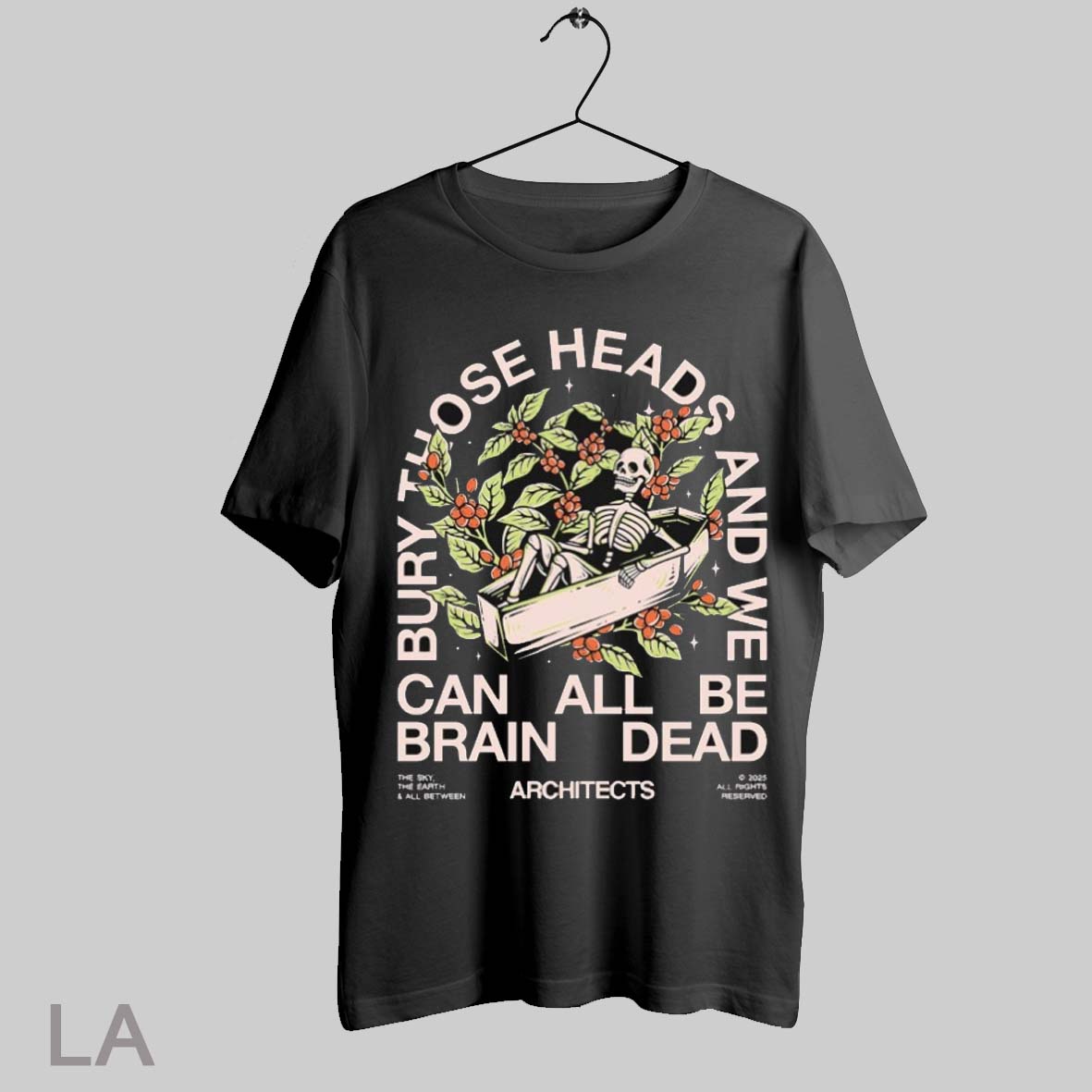 Top Architects The Sky The Earth And All Between Bury Those Heads Skeleton Coffin T Shirt Sweatshirt Hoodie Shirt