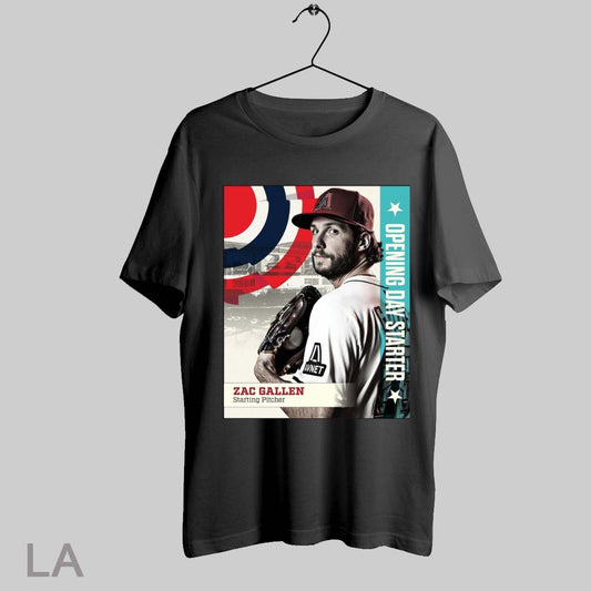 Top Arizona Diamondbacks Baseball Zac Gallen Starting Pitcher 2025 Mlb Opening Day Starter Poster Sweatshirt Tee Shirt