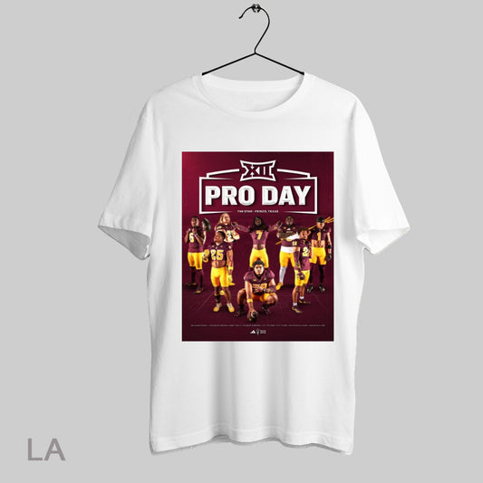 Top Arizona State Sun Devils Football 2025 Pro Day The Star Frisco Texas Melquan Stovall Decarlos Brooks Emmit Bohle Poster T Shirt Sweatshirt Hoodie Shirt