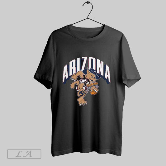 Top Arizona Wildcats Dunking Mascot T Shirt Sweatshirt Hoodie Shirt