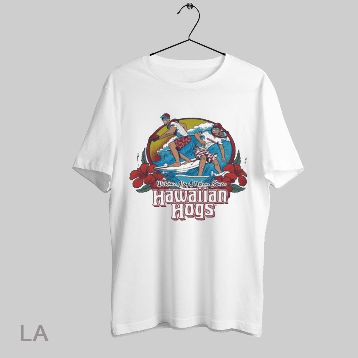 Top Arkansas Aloy Souza Hawaiian Hogs T Shirt Sweatshirt Hoodie Shirt