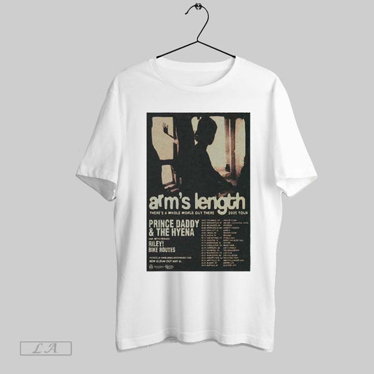 Top Arms Length Theres A Whole World Out There 2025 Tour Poster Sweatshirt T Shirt