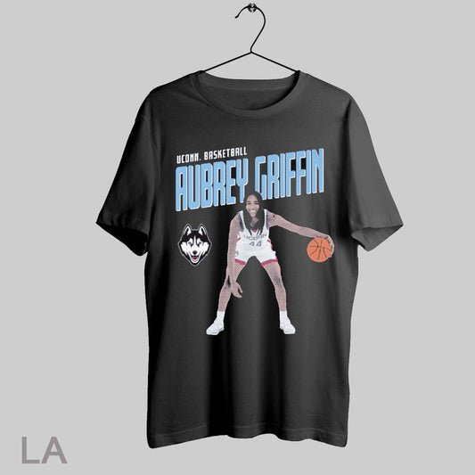 Top Aubrey Griffin Illustrated Uconn Huskies Basketball 2025 Ncaa Division I T T Shirt Sweatshirt Hoodie Shirt