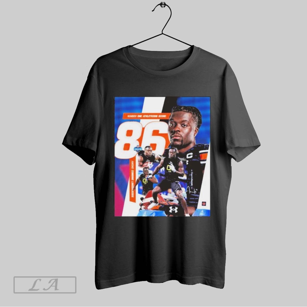 Top Auburn Football Eugene Asante Number One Athleticism Score 86 Among Combine Linebackers Signature T Shirt Sweatshirt Hoodie Shirt
