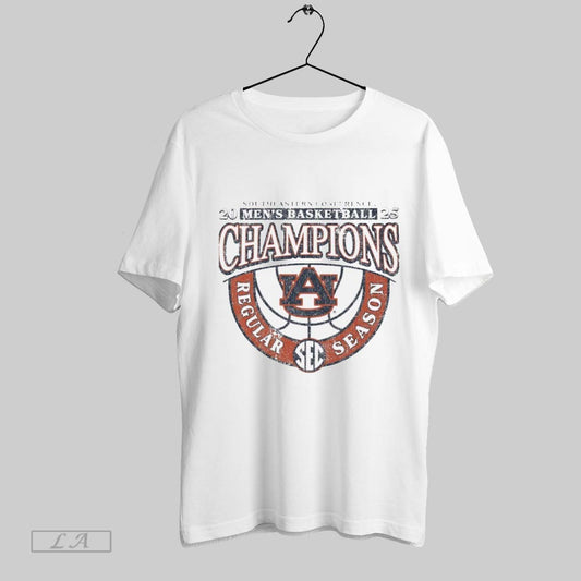Top Auburn Mens Basketball 2024 25 Sec Regular Season Champions Vintage T Shirt Sweatshirt Hoodie Shirt
