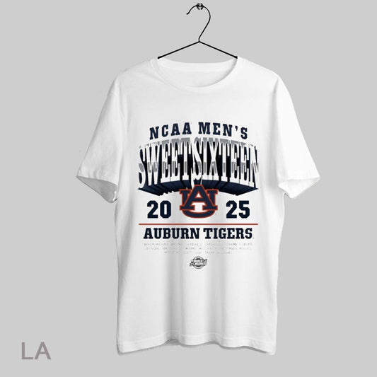 Top Auburn Tigers 2025 Ncaa Division I Mens Basketball Sweet Sixteen March Madness Traditional T Shirt Sweatshirt Hoodie Shirt