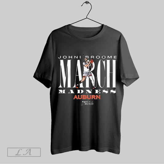 Top Auburn Tigers Basketball 2025 Johni Broome March Madness Graphic T Shirt Sweatshirt Hoodie Shirt