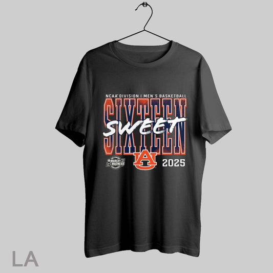 Top Auburn Tigers Ncaa Division I Mens Basketball Sweet Sixteen March Madness 2025 T Shirt Sweatshirt Hoodie Shirt