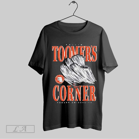Top Auburn Tigers Rollin Toomers Corner Meet Me At College And Magnolia 2025 T Shirt Sweatshirt Hoodie Shirt
