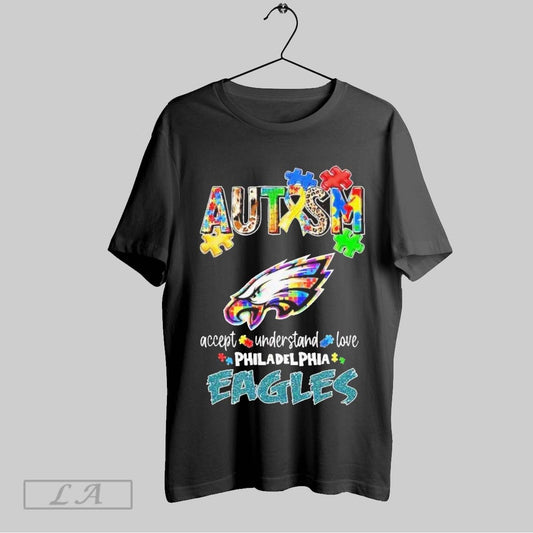 Top Autism Accept Understand Love Eagle 2025 T Shirt Sweatshirt Hoodie Shirt