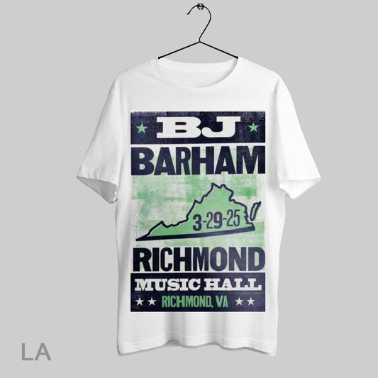 Top Bj Barham Mar 29 2025 Capital Ale House In Richmond Va Poster T Shirt Sweatshirt Hoodie Shirt