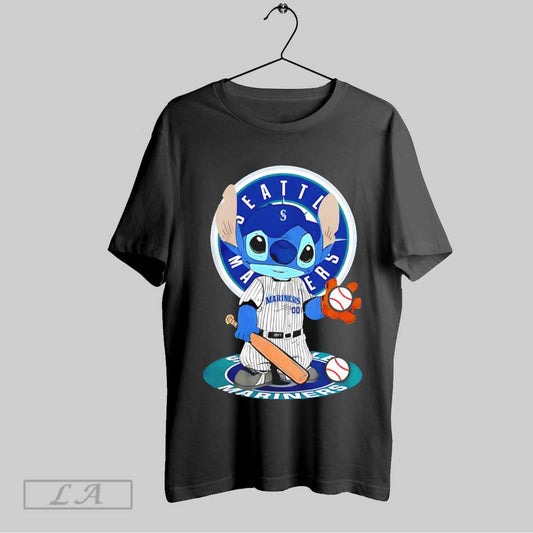 Top Baby Stitch Seattle Mariners Baseball Logo T Shirt Sweatshirt Hoodie Shirt