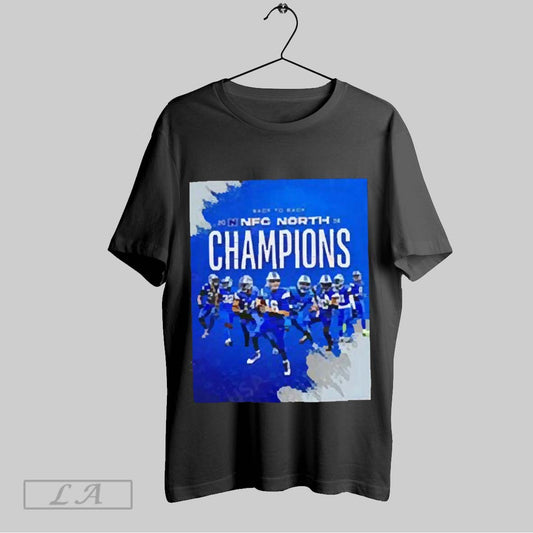 Top Back To Back 2024 Nfc North Champions Detroit Lions Team Players T Shirt Sweatshirt Hoodie Shirt