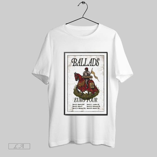 Top Ballads March 2025 Event Tour Poster T Shirt Sweatshirt Hoodie Shirt