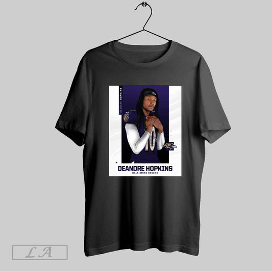 Top Baltimore Ravens Nfl Football Deandre Hopkins Lamars New Target In Baltimore Poster T Shirt Sweatshirt Hoodie Shirt