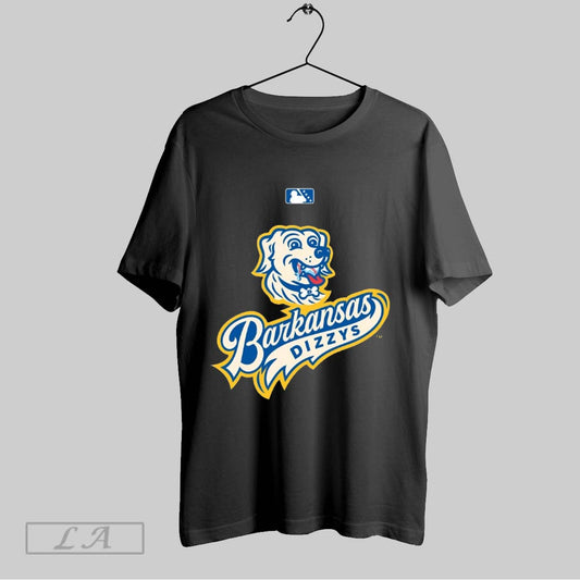 Top Barkansas Dizzys Milb New Arkansas Alternate Identity Honors Its Groundskeepers Dog Logo T Shirt Sweatshirt Hoodie Shirt