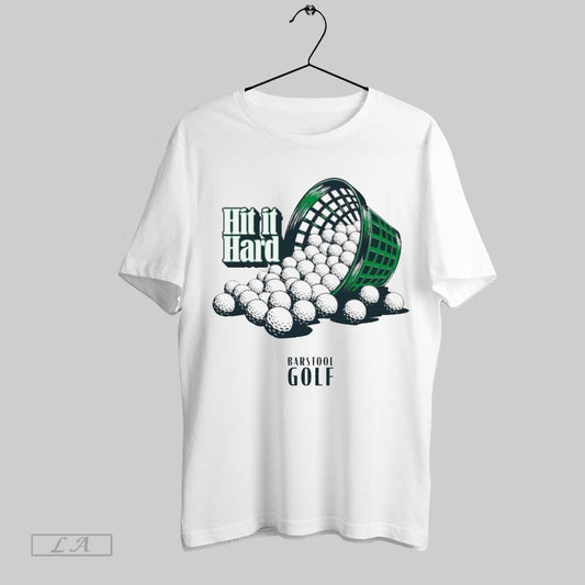 Top Barstool Golf Hit It Hard T Shirt Sweatshirt Hoodie Shirt