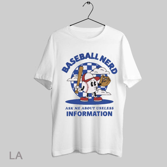 Top Baseball Nerd Ask Me About Useless Information 2025 Painting T Shirt Sweatshirt Hoodie Shirt
