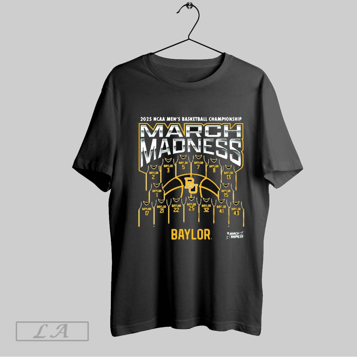 Top Baylor Bears Ncaa 2025 Division I Mens Basketball Championship Jersey March Madness T Shirt Sweatshirt Hoodie Shirt