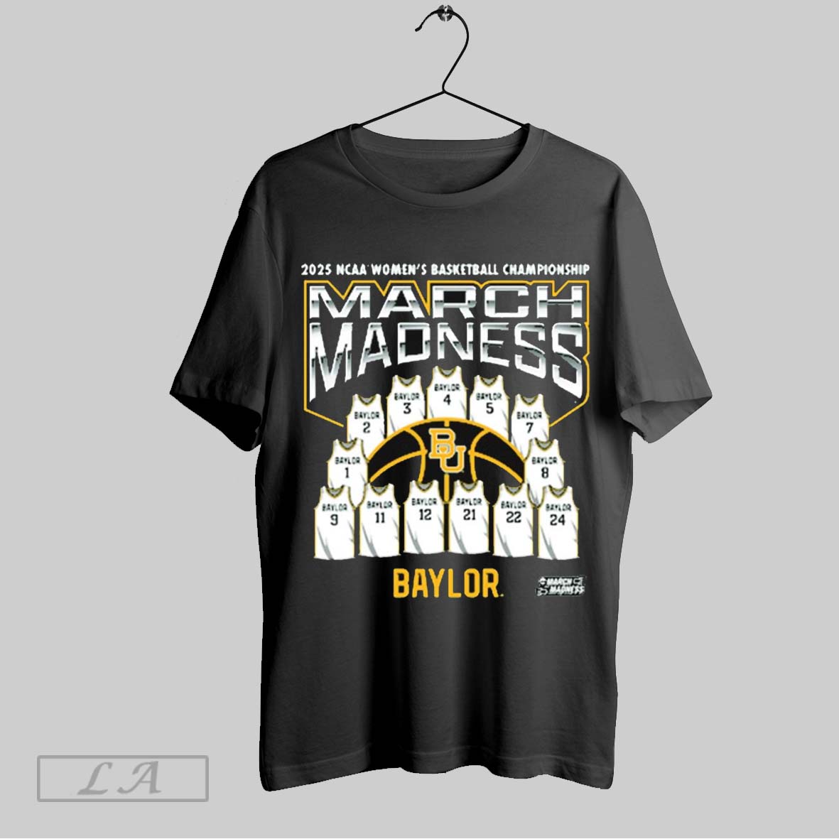 Top Baylor Bears Ncaa 2025 Division I Womens Basketball Championship Jersey March Madness T Shirt Sweatshirt Hoodie Shirt