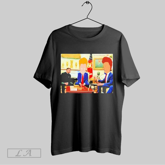 Top Beavis And Butt Head X Trump Zelensky Debate T Shirt Sweatshirt Hoodie Shirt