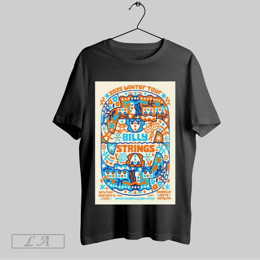 Top Billy Strings 2025 Winter Tour February 15 2025 Asheville Nc Poster Sweatshirt T Shirt