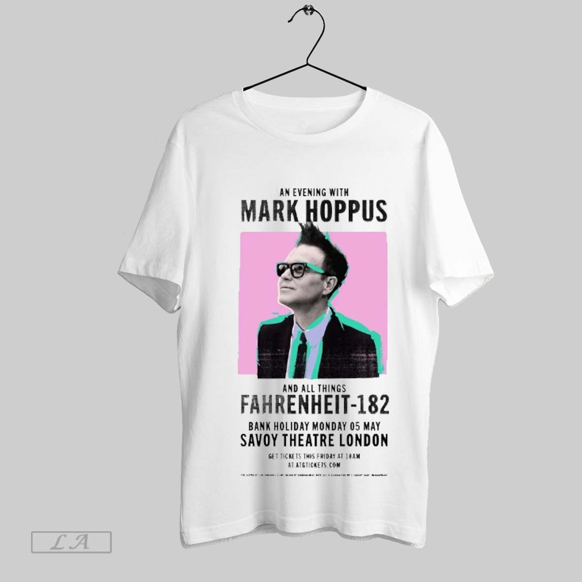 Top Blink 182 An Evening With Mark Hoppus And All Things Fahrenheit 182 Bank Holiday Monday 05 May 2025 Savoy Theatre London T Shirt Sweatshirt Hoodie Shirt
