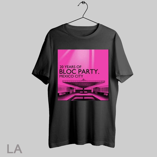 Top Bloc Party 20 Year Of Mexico City 2025 T Shirt Sweatshirt Hoodie Shirt