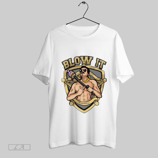 Top Blow It Man With Cake Stick T Shirt Sweatshirt Hoodie Shirt