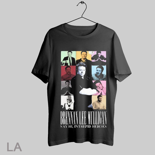Top Brennan Lee Mulligan Say Hi Intrepid Heroes Photos T Shirt Sweatshirt Hoodie Shirt