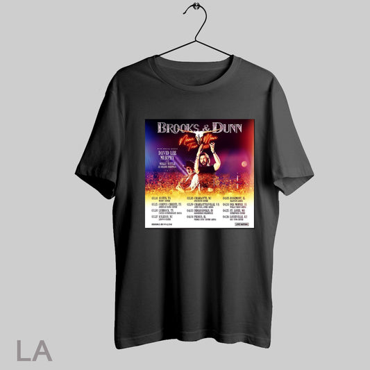 Top Brooks And Dunn Neon Moon Tour 2025 With Special Guests David Lee Murphy And Molly Tuttle And Golden Highway Poster T Shirt Sweatshirt Hoodie Shirt