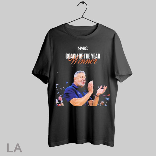 Top Bruce Pearl Auburn Tigers Mens Basketball Coach Of The Year Winner 2025 Nabc T Shirt Sweatshirt Hoodie Shirt