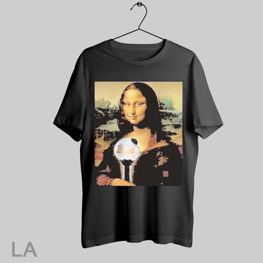 Top Bts J Hope Mona Lisa Holding Army Bomb T Shirt Sweatshirt Hoodie Shirt