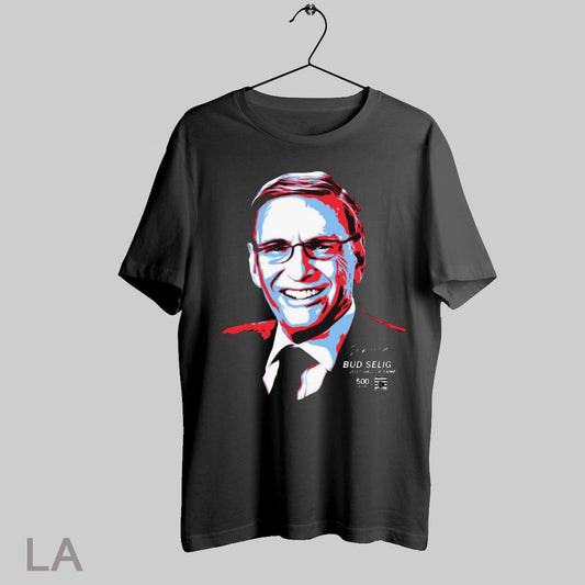 Top Bud Selig Commissioner 2017 Hall Of Fame National Baseball Signature Painting T Shirt Sweatshirt Hoodie Shirt