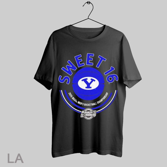 Top Byu Cougars Basketball 2025 March Madness Sweet Sixteen T Shirt Sweatshirt Hoodie Shirt