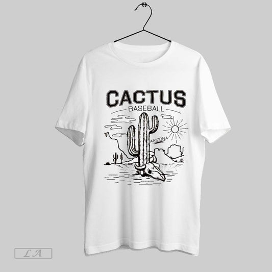 Top Cactus Baseball Arizona T Shirt Sweatshirt Hoodie Shirt