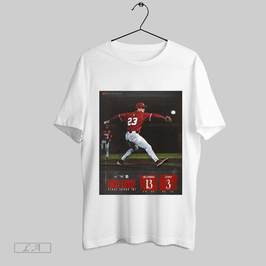 Top Cade Crossland Final Score Oklahoma Sooners 13 3 Lehigh Mountain Hawks Baseball Poster 2025 T Shirt