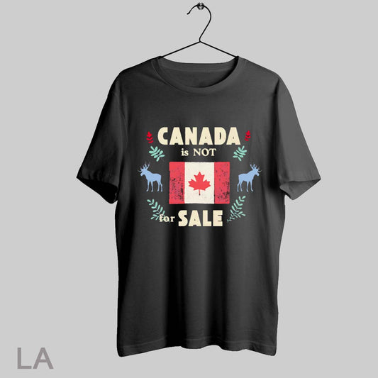 Top Canada Is Not For Sale Flag Retro T Shirt Sweatshirt Hoodie Shirt