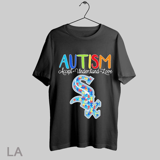 Top Chicago White Sox Autism Accept Understand Love T Shirt Sweatshirt Hoodie Shirt